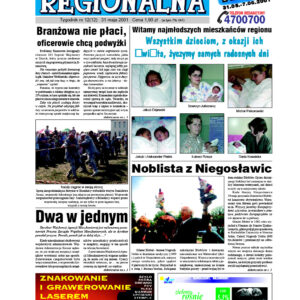 Żary-Żagań Regionalna nr 12 z dnia 2001.05.31