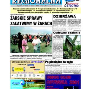 Żary-Żagań Regionalna nr 13 z dnia 2001.06.07