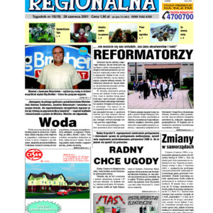 Żary-Żagań Regionalna nr 15 z dnia 2001.06.28