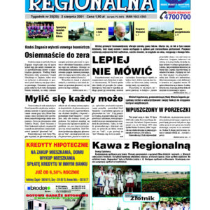 Żary-Żagań Regionalna nr 20 z dnia 2001.08.02