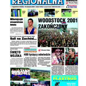 Żary-Żagań Regionalna nr 22 z dnia 2001.08.16