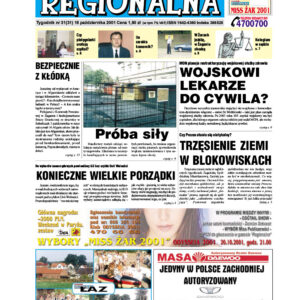 Żary-Żagań Regionalna nr 31 z dnia 2001.10.18