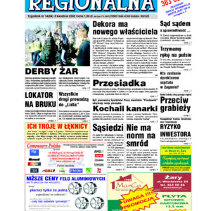 Żary-Żagań Regionalna nr 54 z dnia 2002.04.05