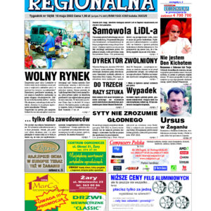 Żary-Żagań Regionalna nr 58 z dnia 2002.05.10