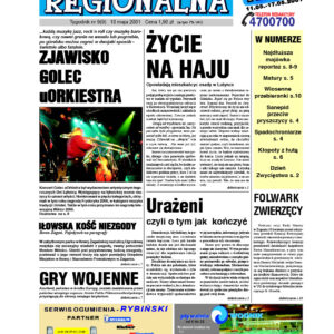 Żary-Żagań Regionalna nr 9 z dnia 2001.05.10
